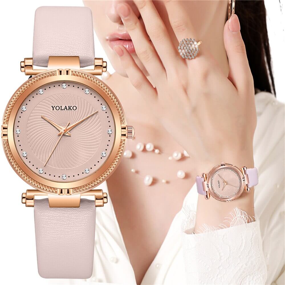 Women's watches Yolako Luxurious high quality crystal